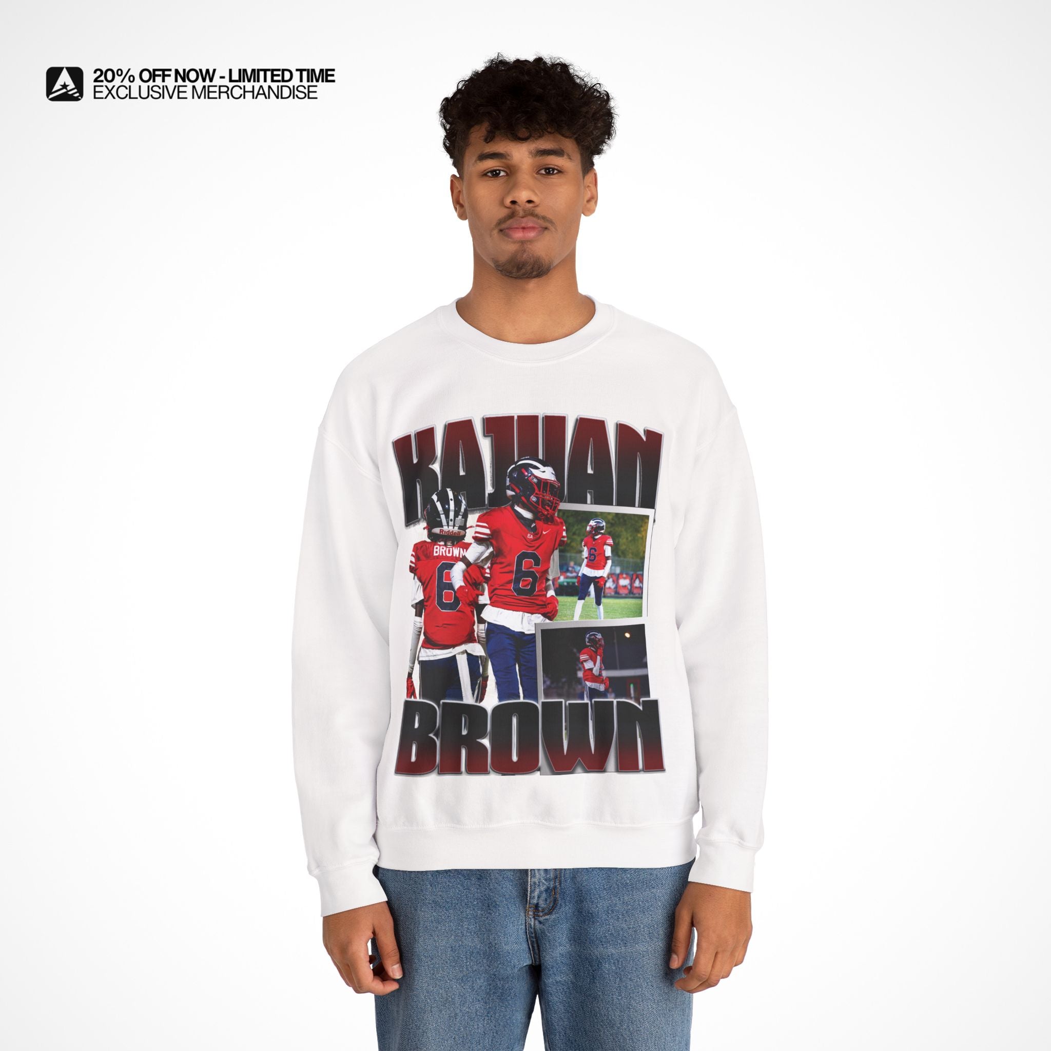 Kajuan Brown Graphic Crewneck