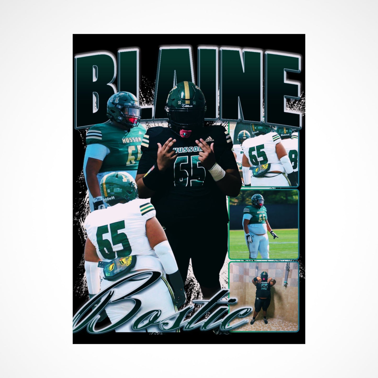 Blaine Bostic Graphic Poster