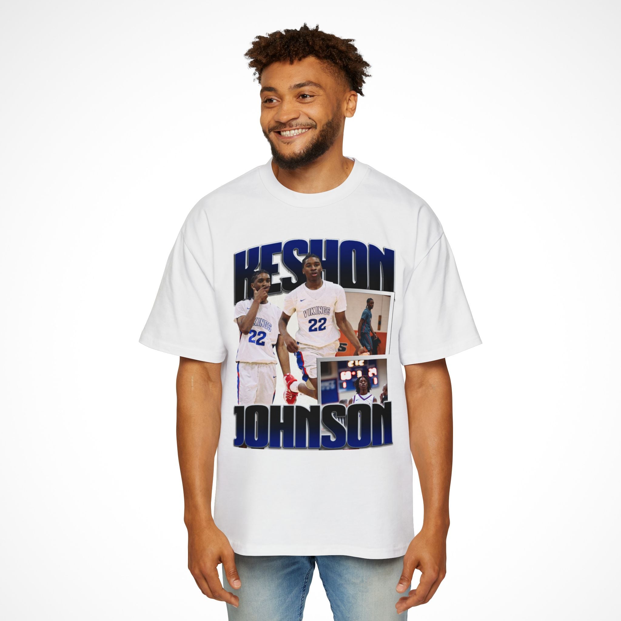 Keshon Johnson Graphic Oversized Tee