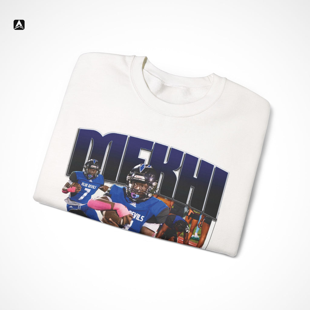 Mekhi White Graphic Crewneck