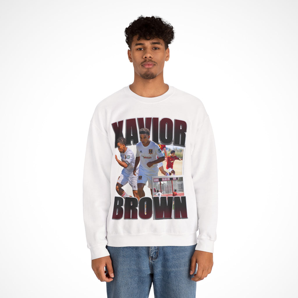 Xavior Brown Graphic Crewneck