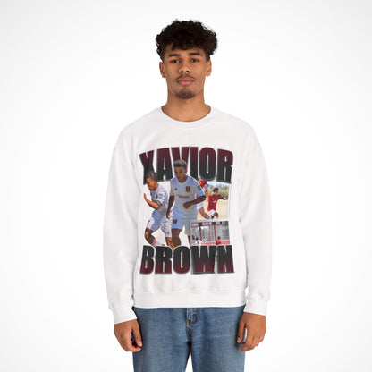 Xavior Brown Graphic Crewneck