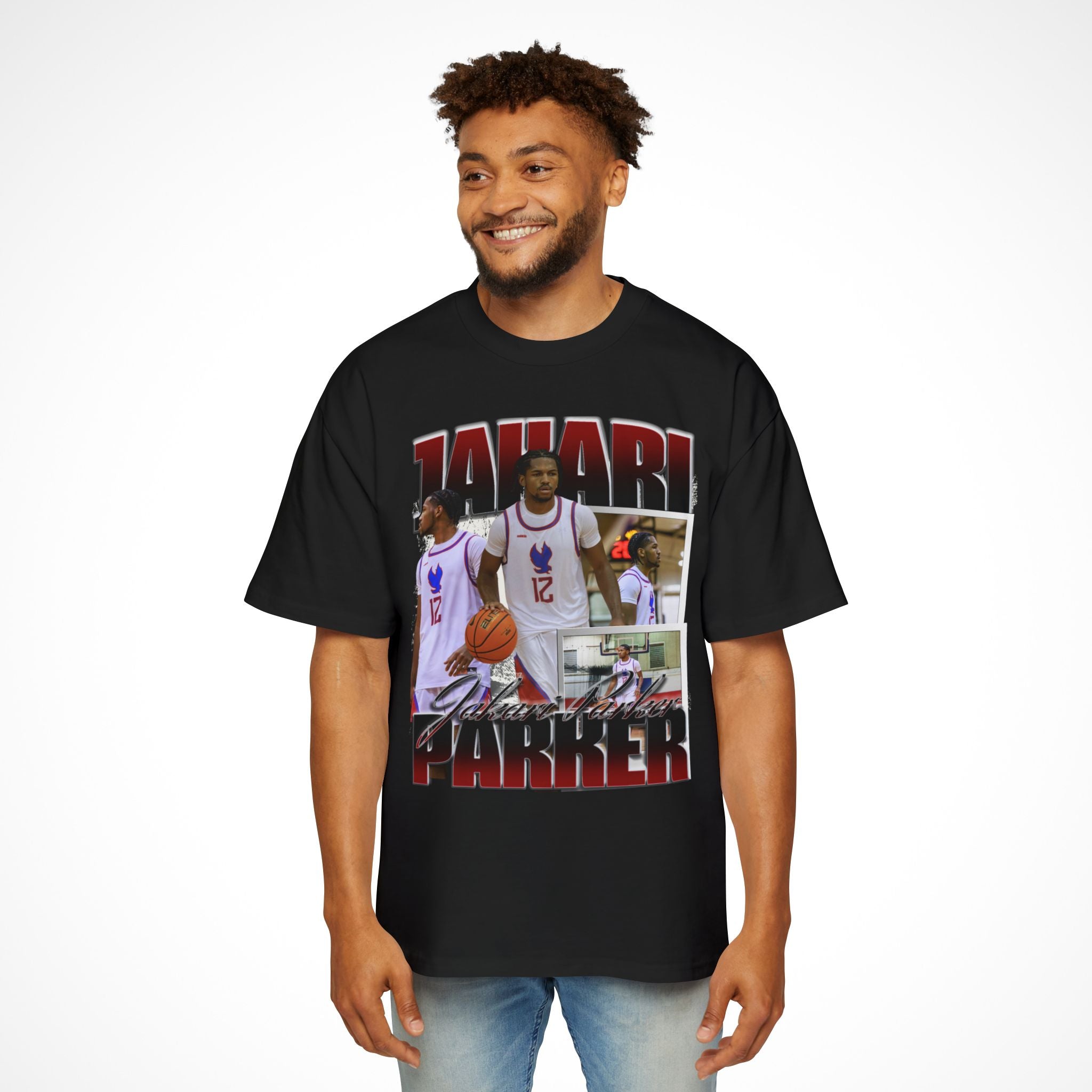 Jakari Parker Oversized Graphic Tee