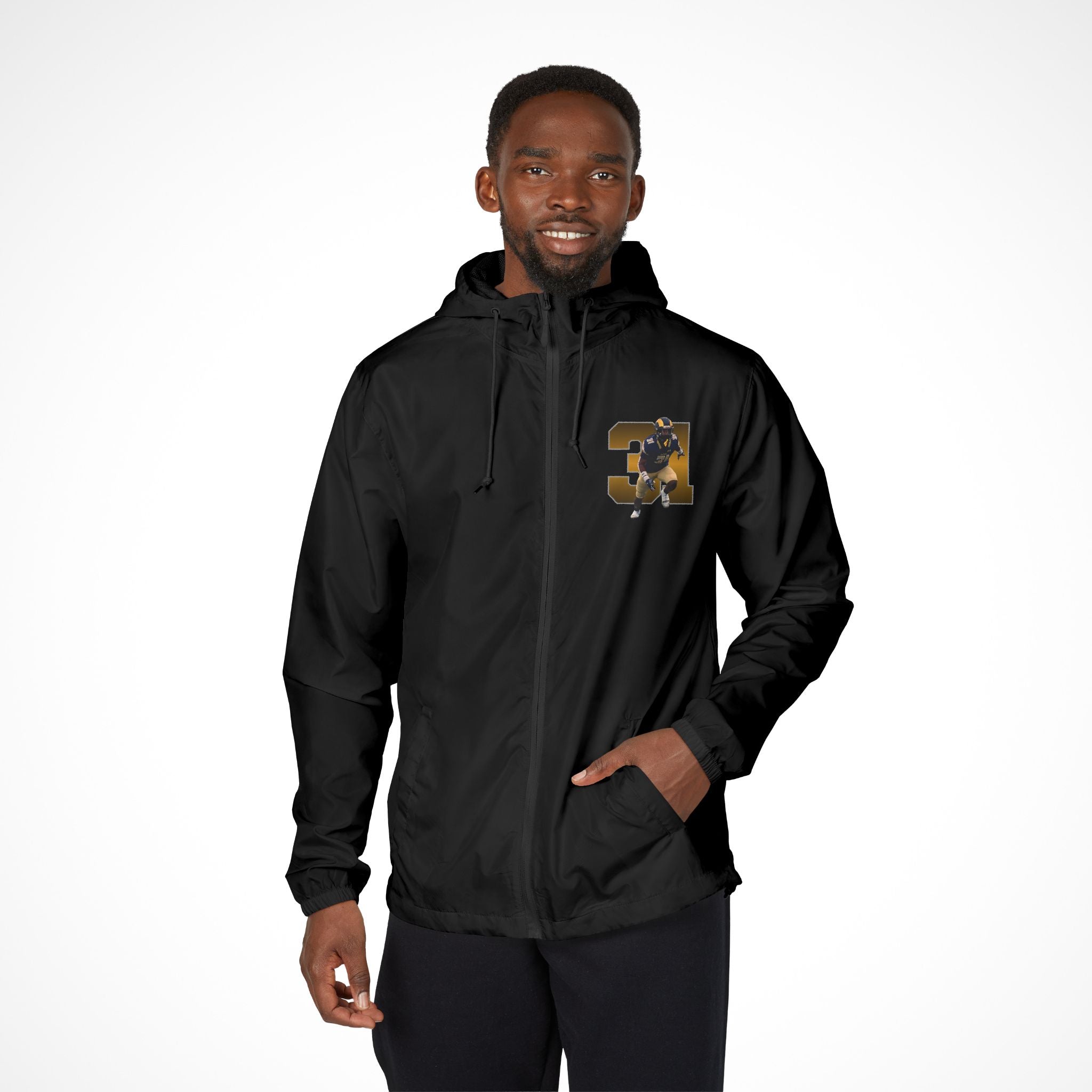 Malachi Bailey Full-Zip Windbreaker