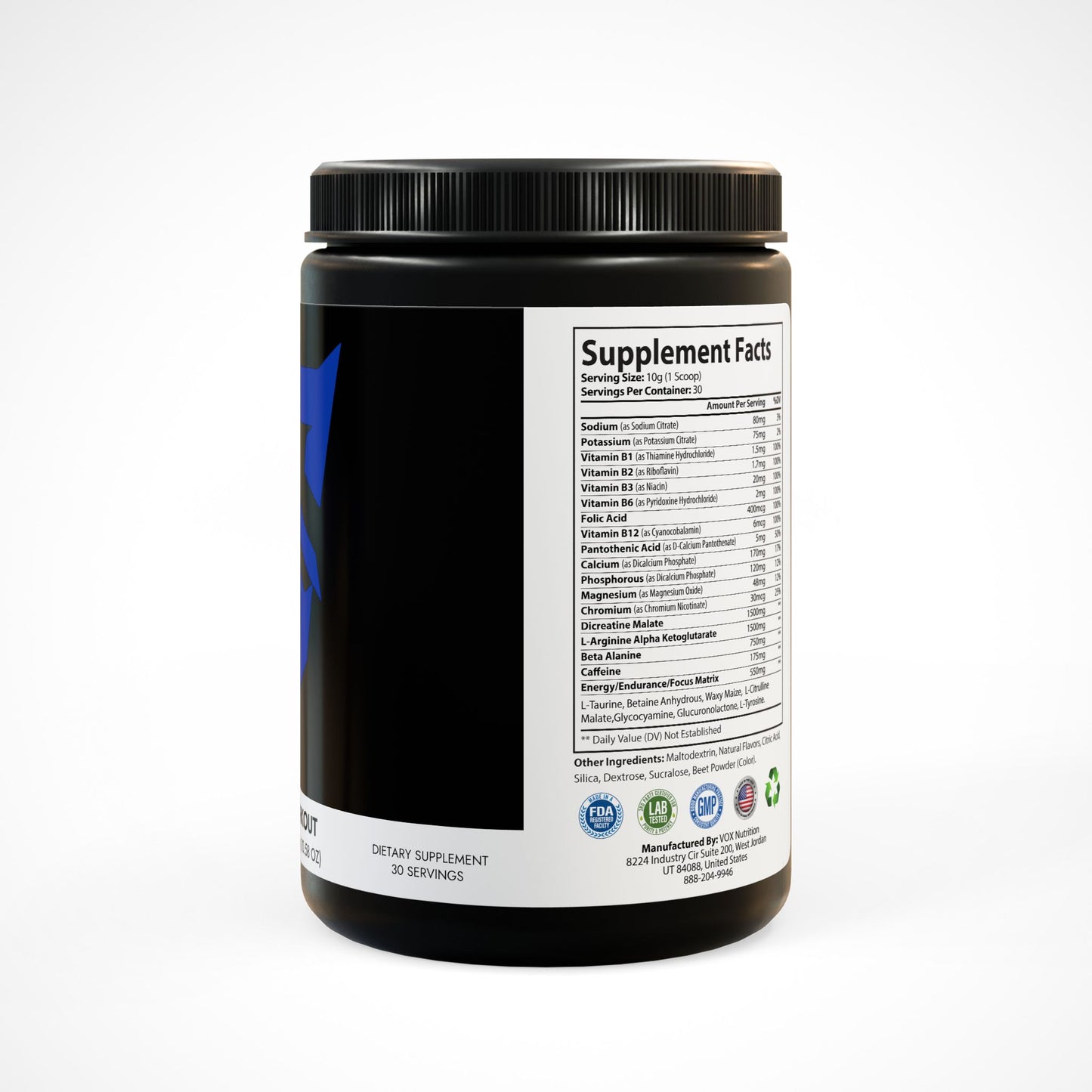 Savionne Rogers Pre-Workout Supplement, Watermelon (300g, 10.58oz)