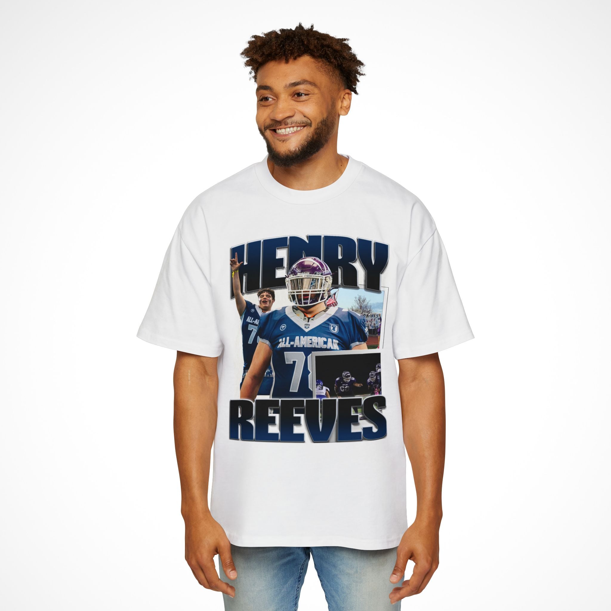 Henry Reeves Graphic Oversized Tee