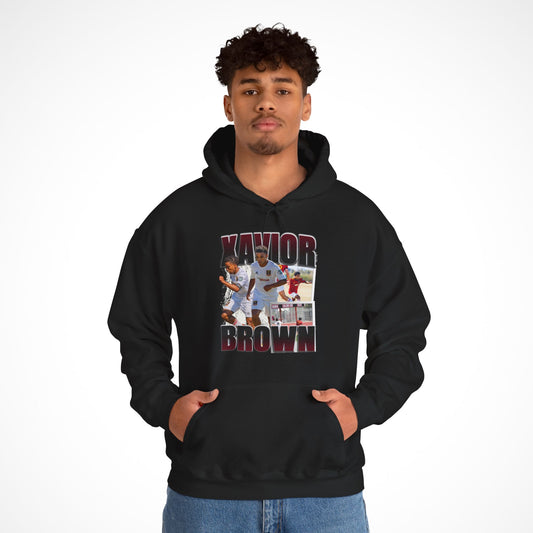 Xavior Brown Graphic Hoodie