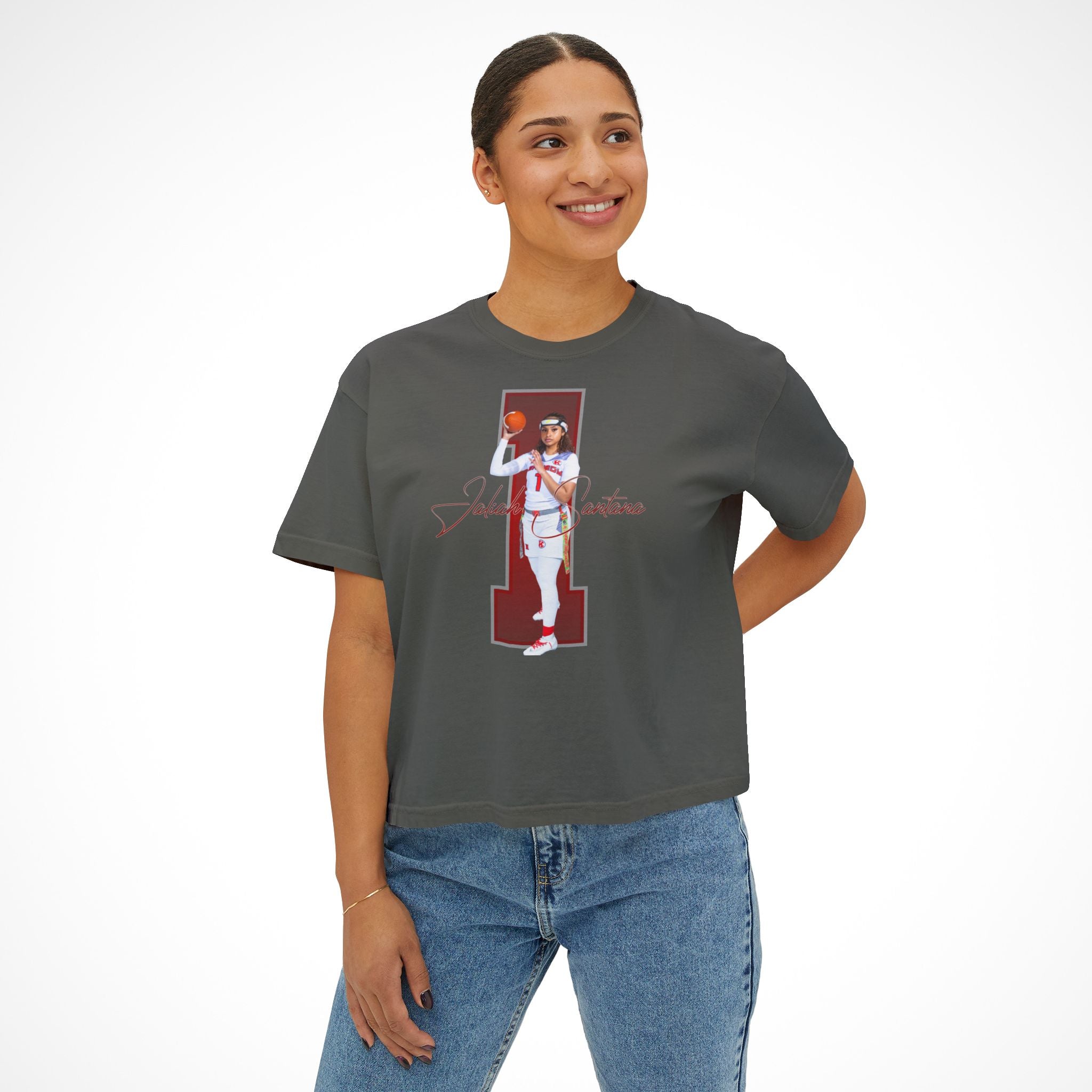 Jaliah Santana Cropped Tee