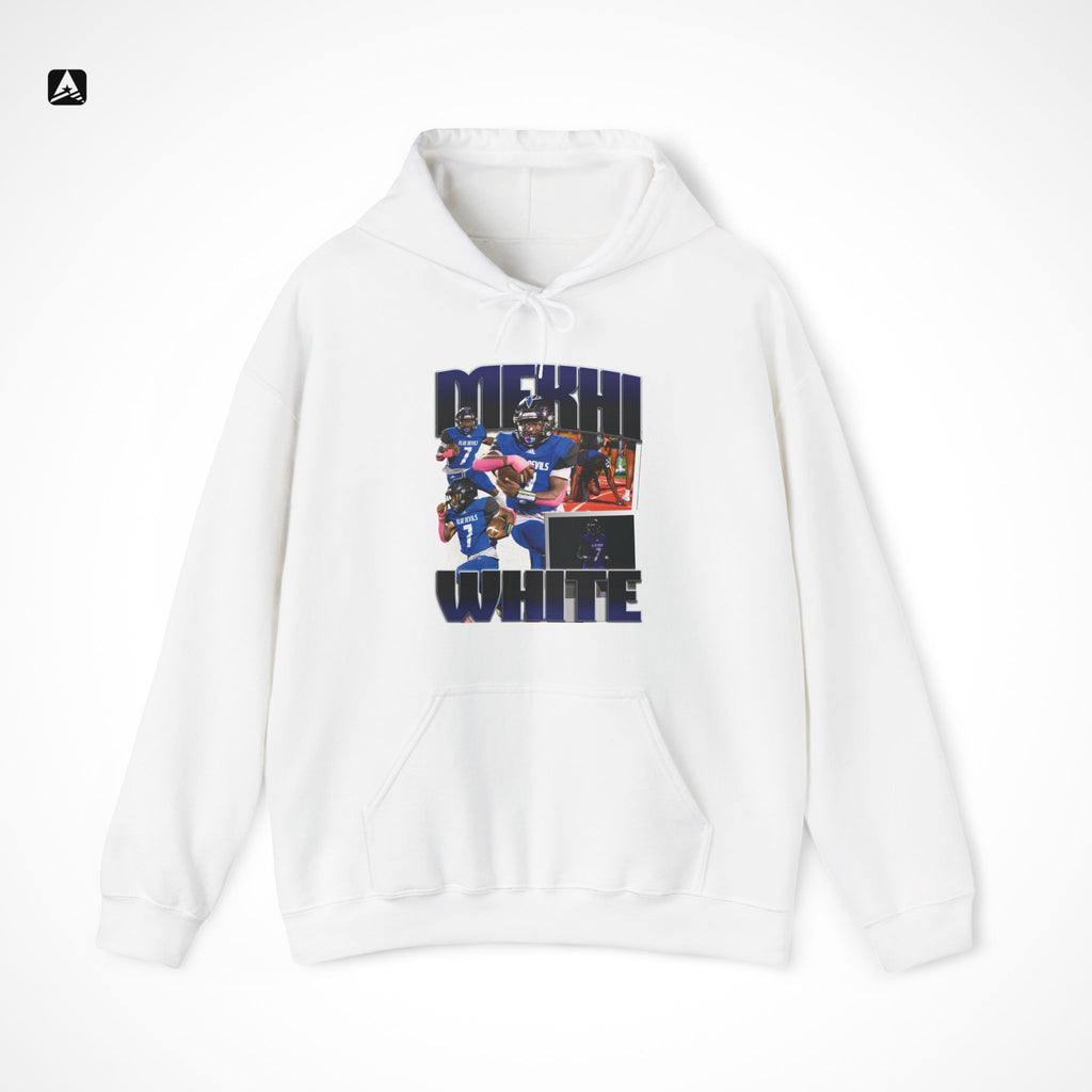 Mekhi White Graphic Hoodie