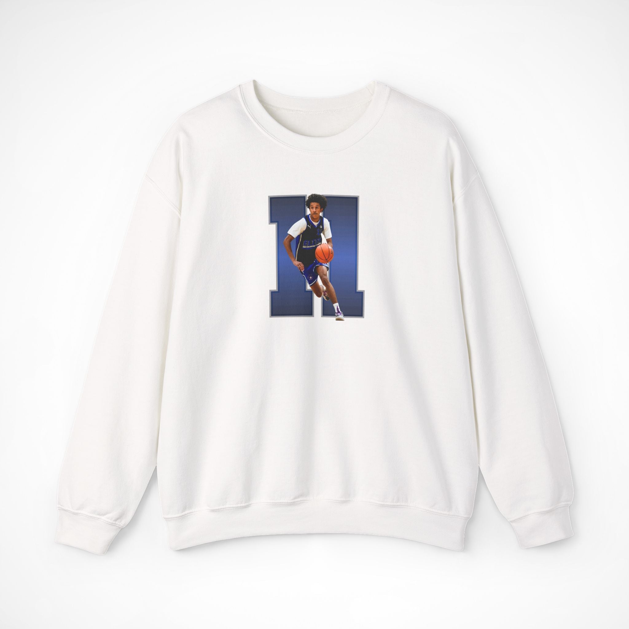 Bladen White Graphic Crewneck