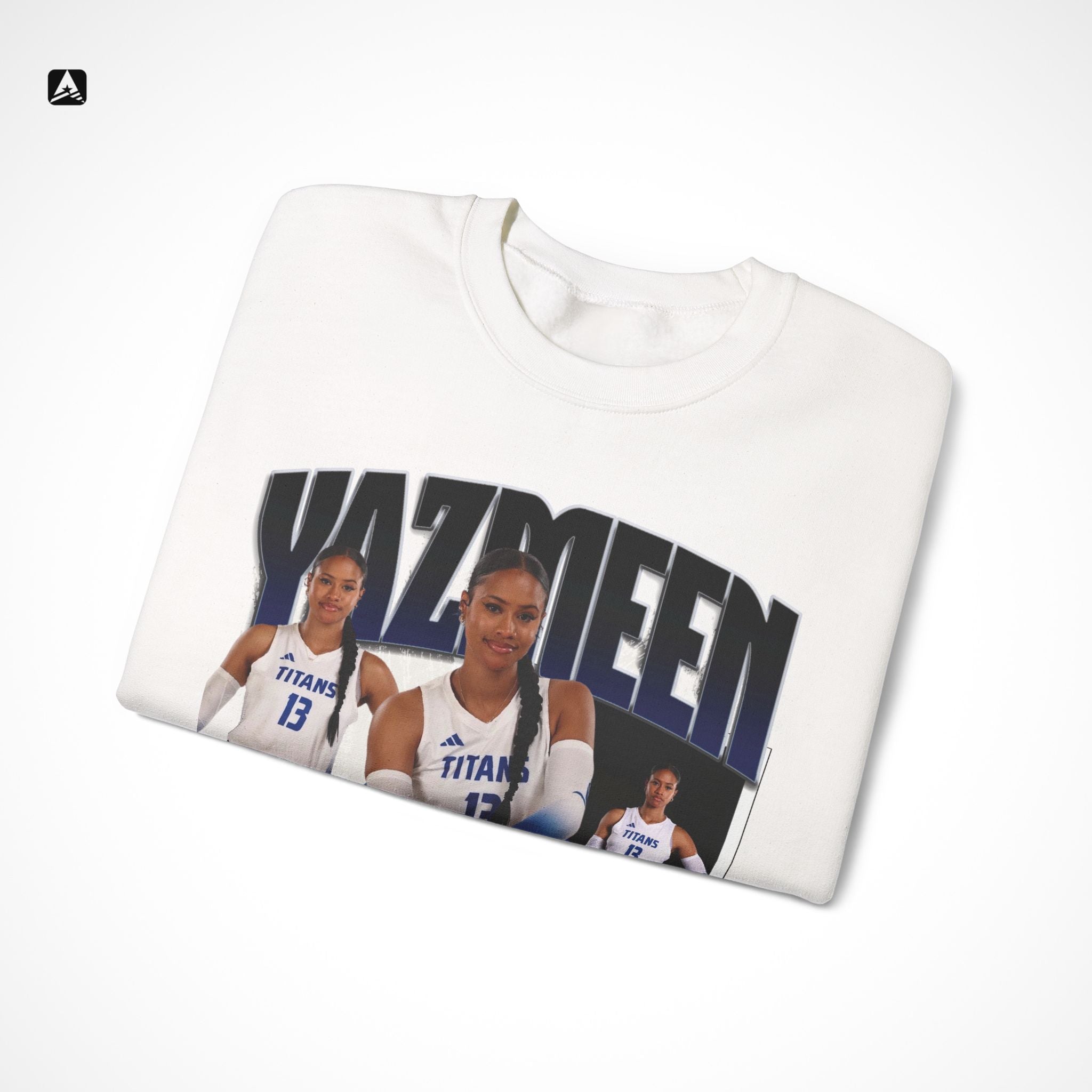 Yazmeen Brown Graphic Crewneck