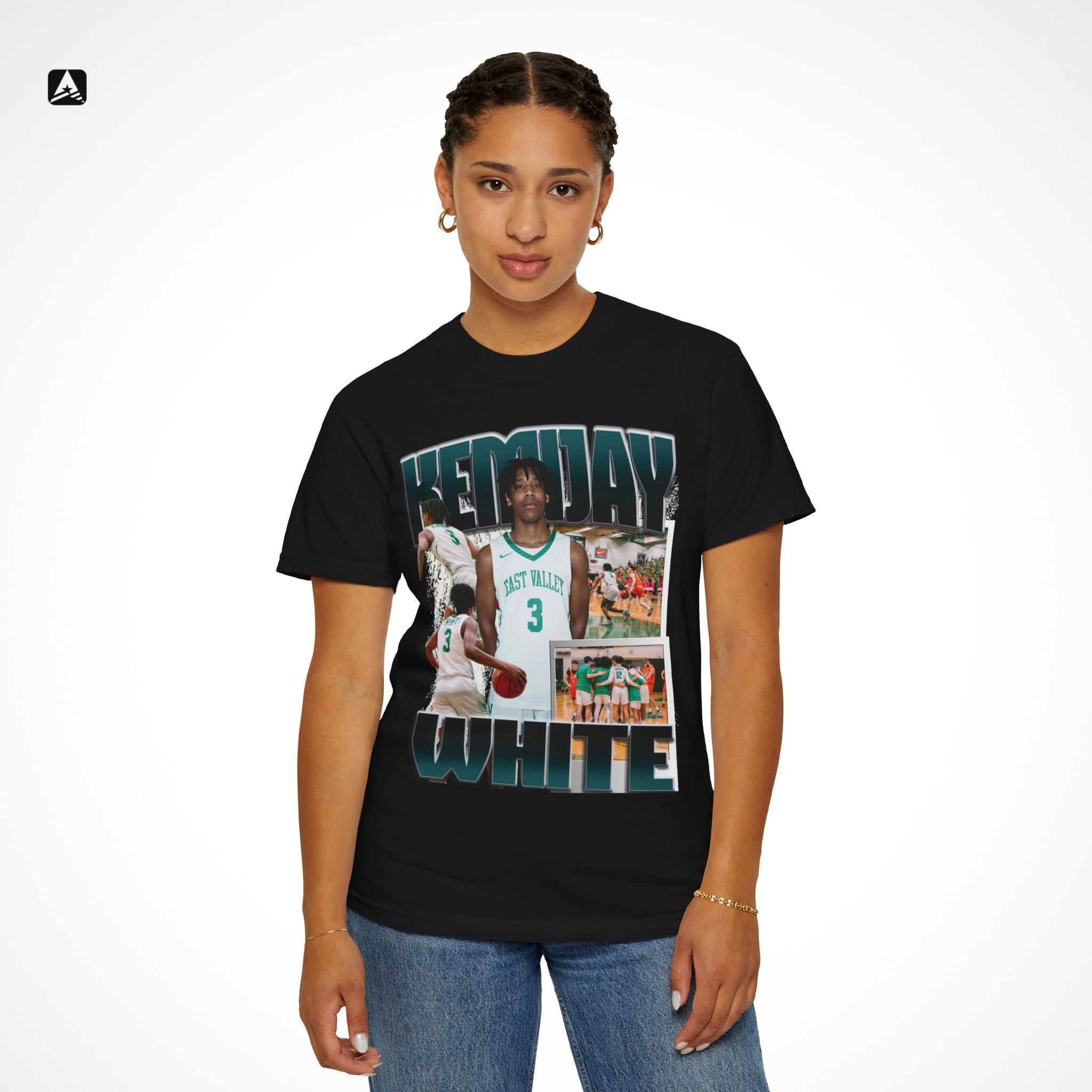 Kemijay White Graphic Tee