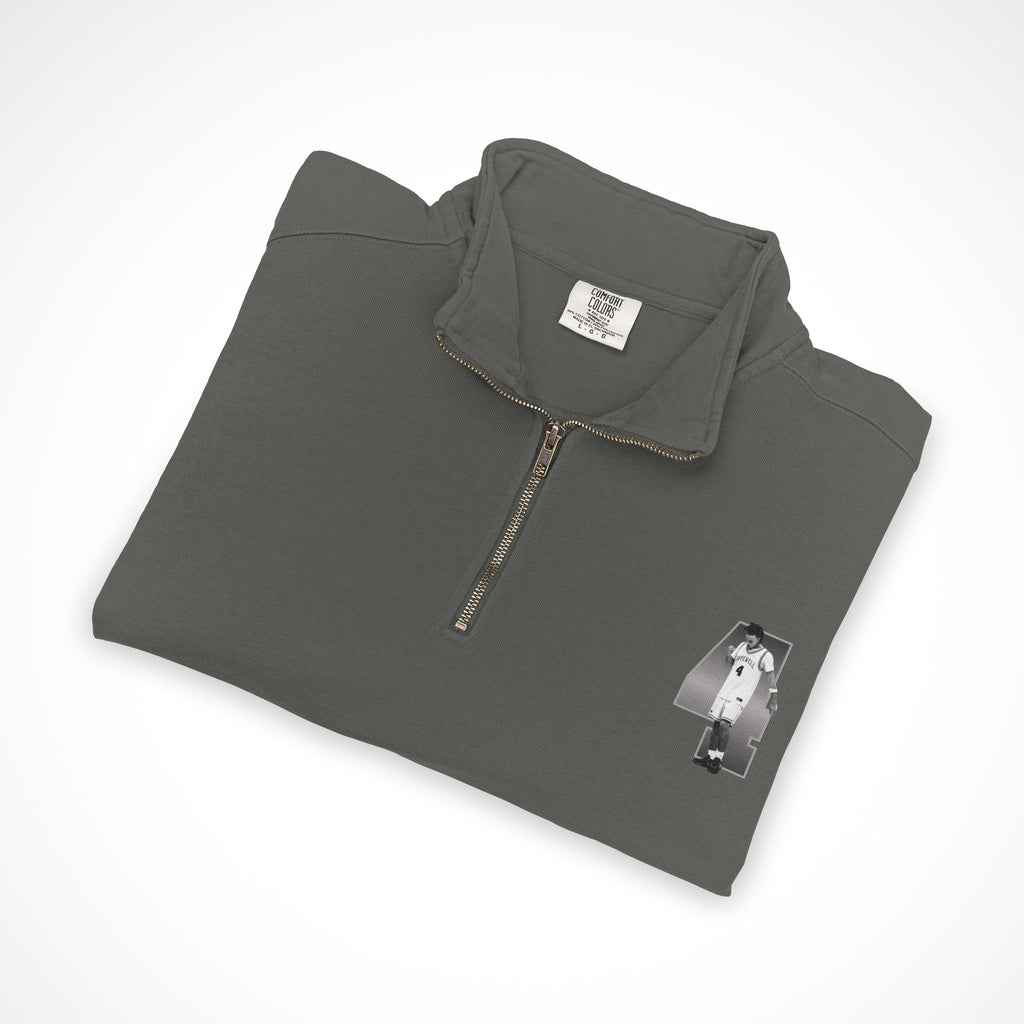 Jamir White Heavy Quarter-Zip