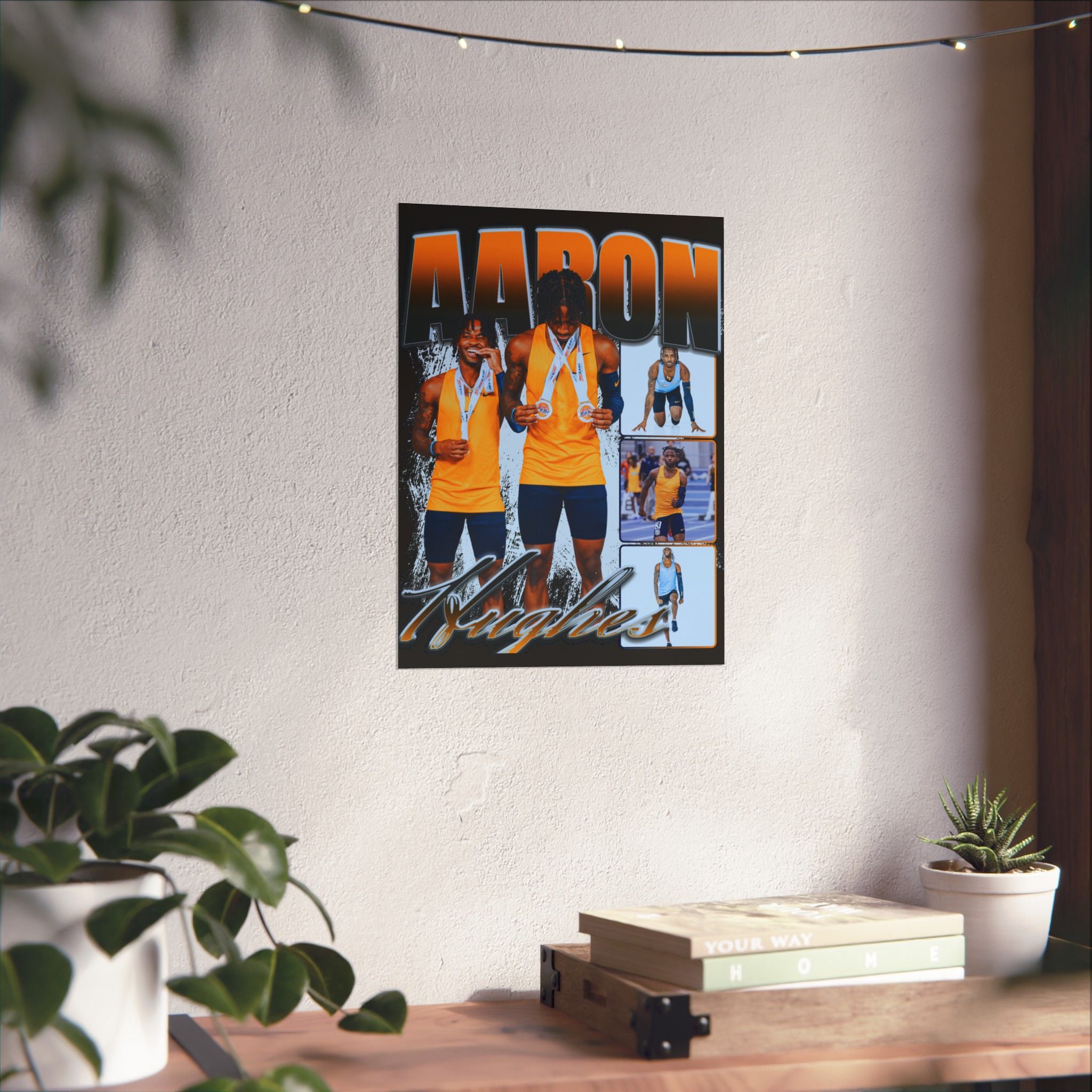 Player Name Graphic Poster