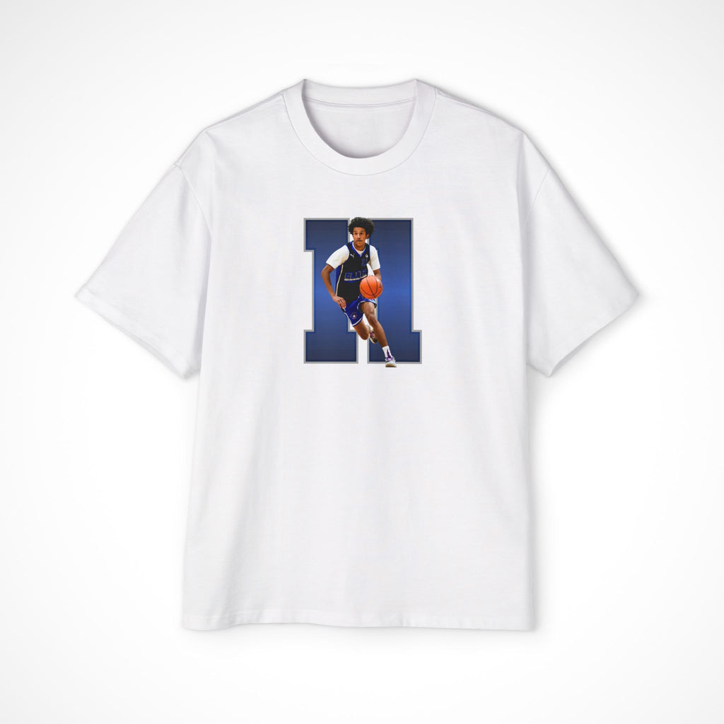Bladen White Oversized Graphic Tee