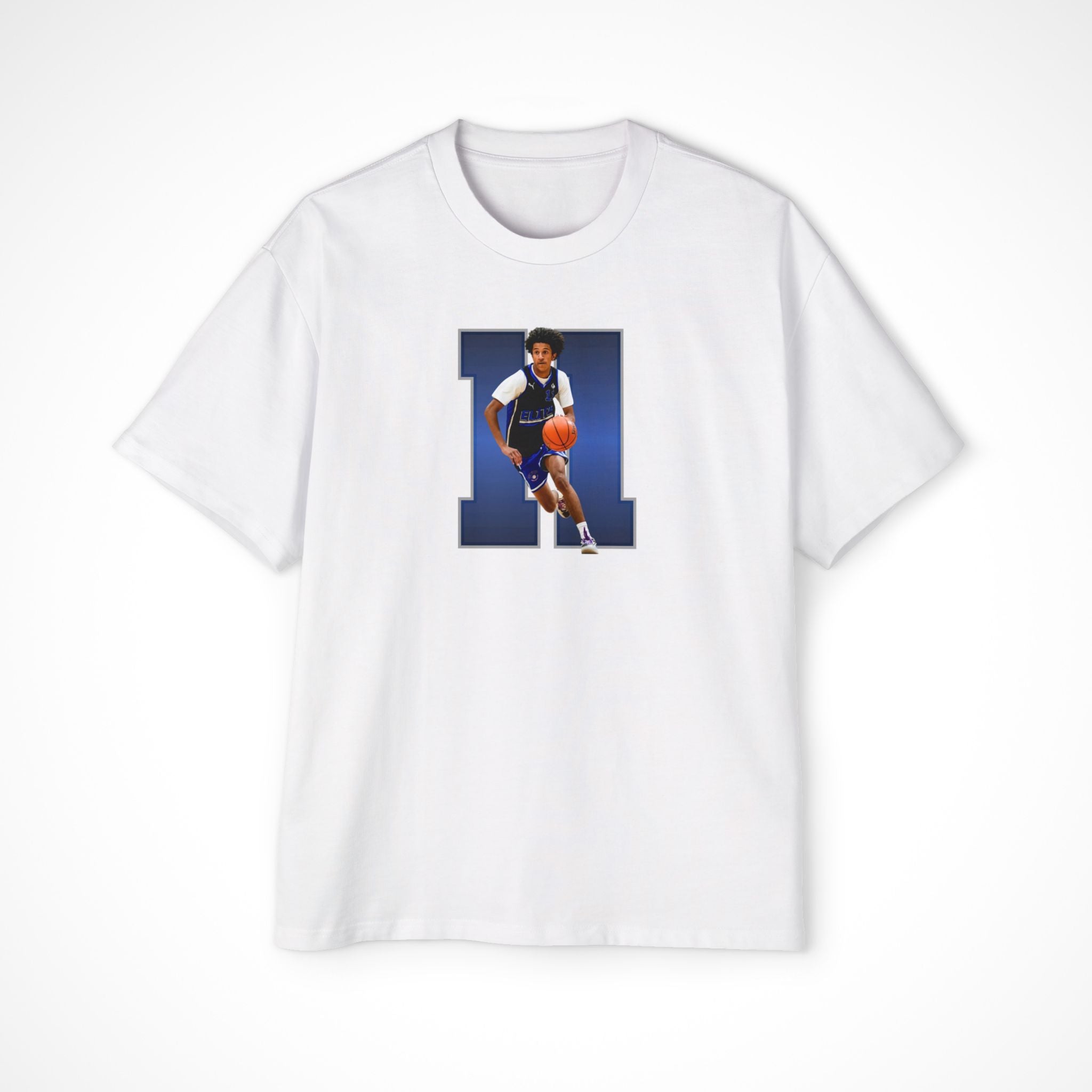 Bladen White Oversized Graphic Tee