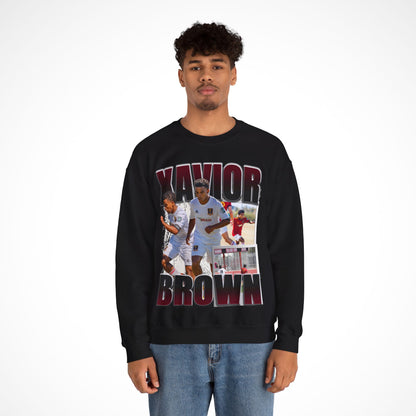 Xavior Brown Graphic Crewneck