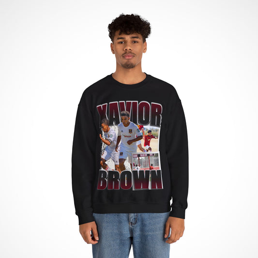 Xavior Brown Graphic Crewneck