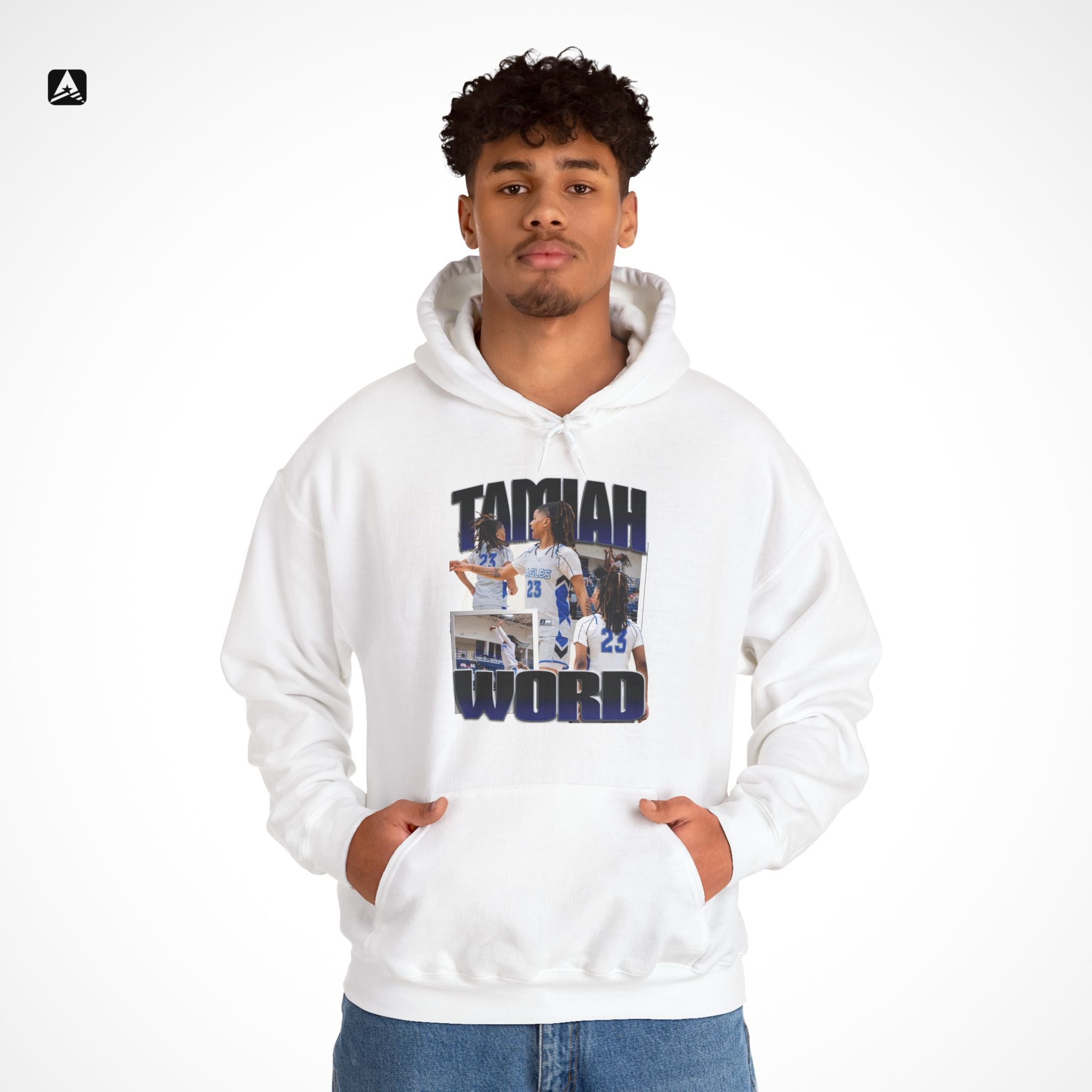 Tamiah Word Graphic Hoodie