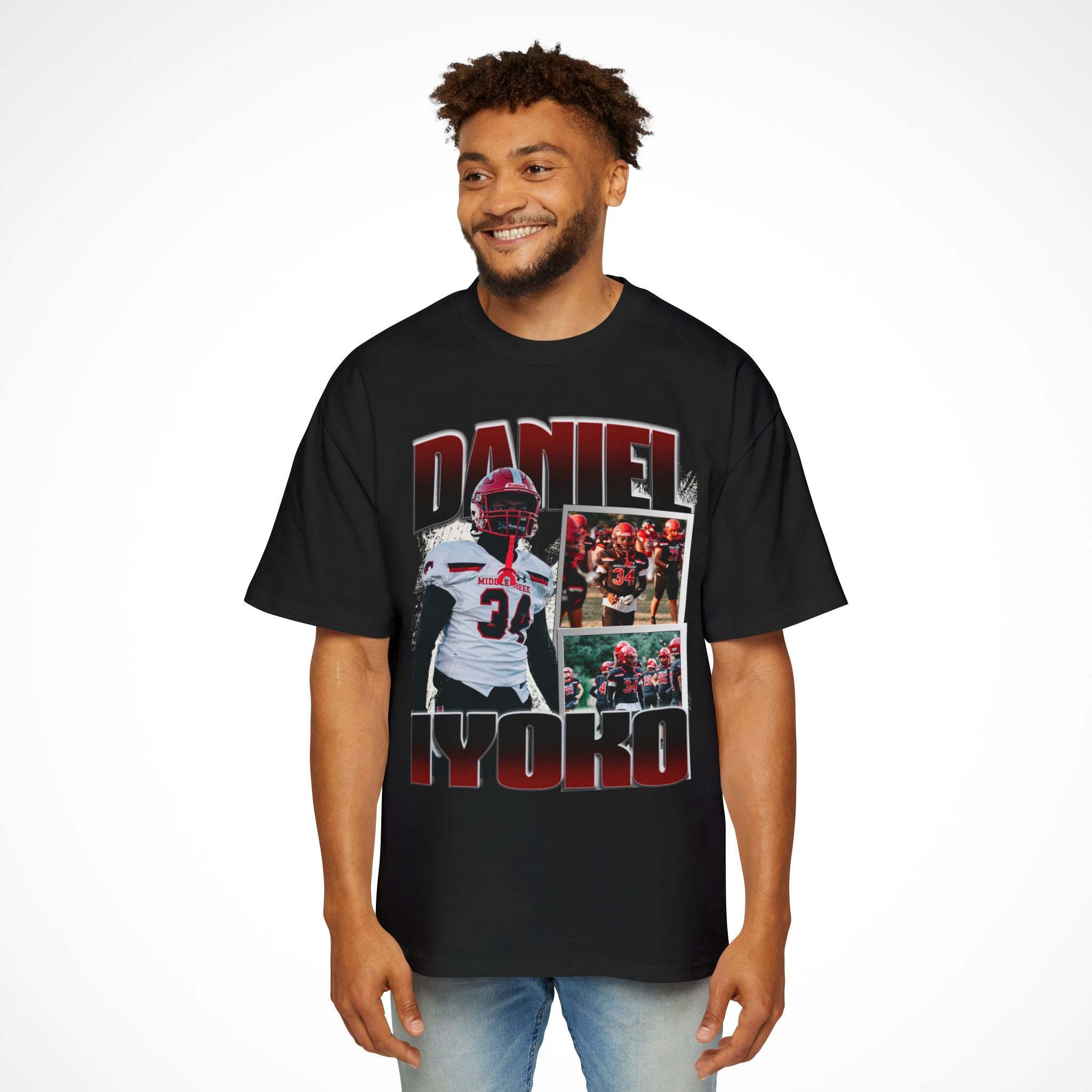 Daniel Iyoko Graphic Oversized Tee