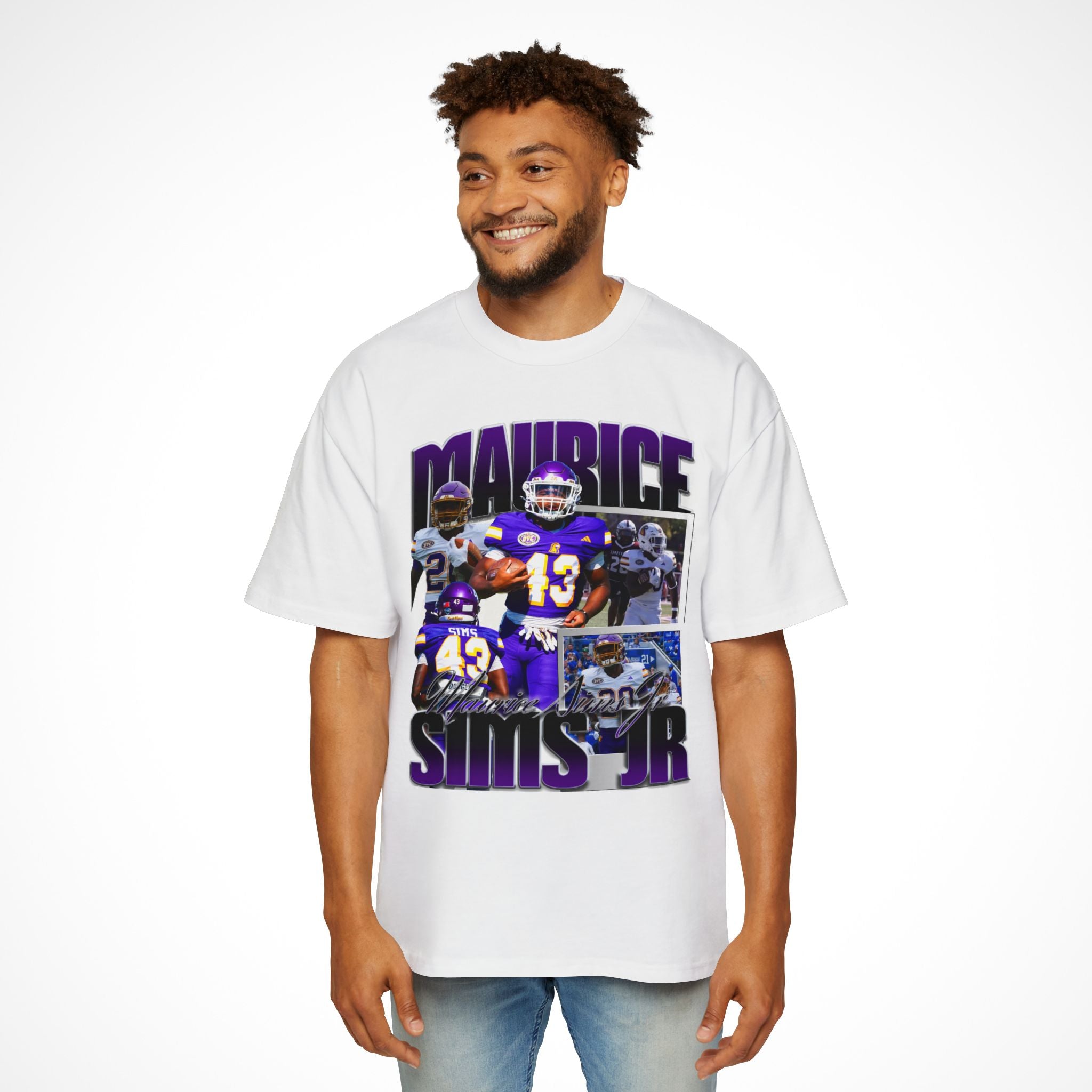 Maurice Sims Jr Oversized Graphic Tee