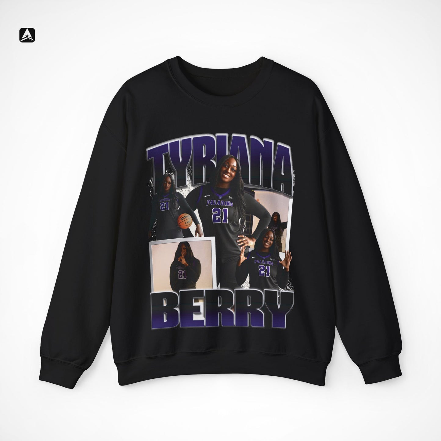 Tyriana Berry Graphic Crewneck