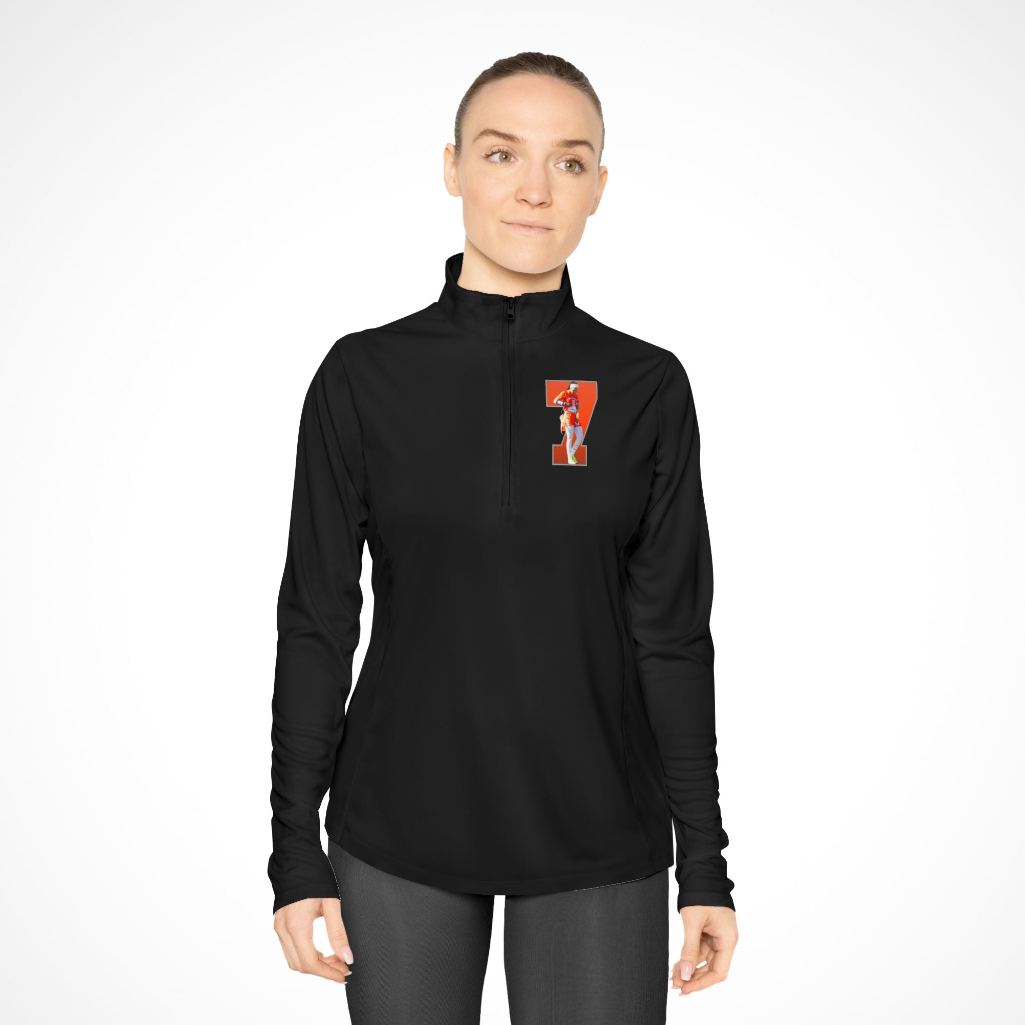 Haddiyah Bell Ladies Quarter-Zip