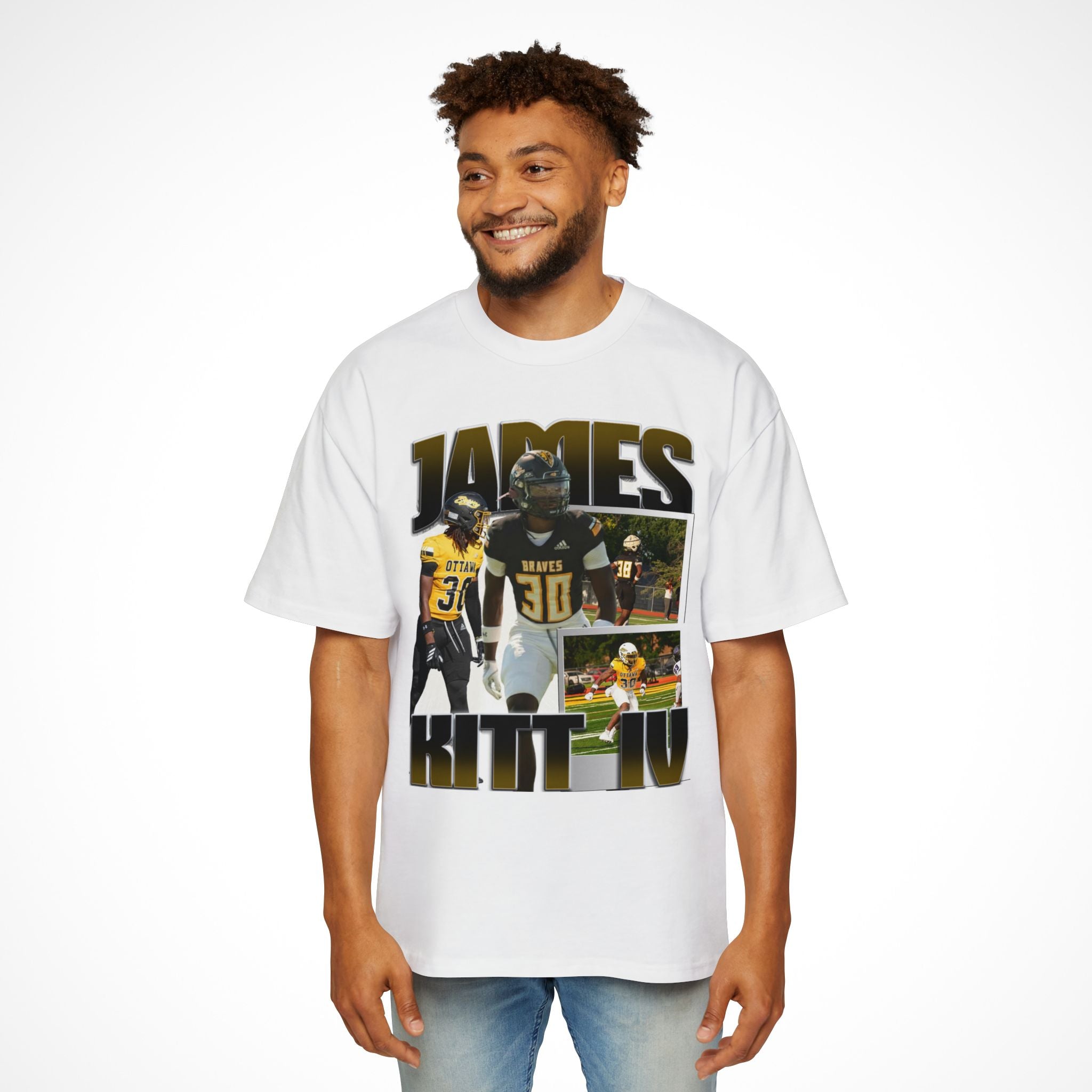 James Kitt IV Graphic Oversized Tee