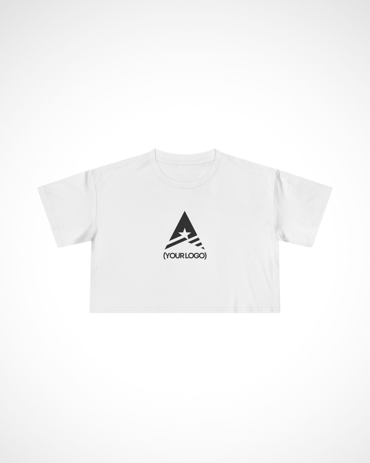 Women's Crop Logo Tee