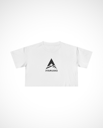 Women's Crop Logo Tee