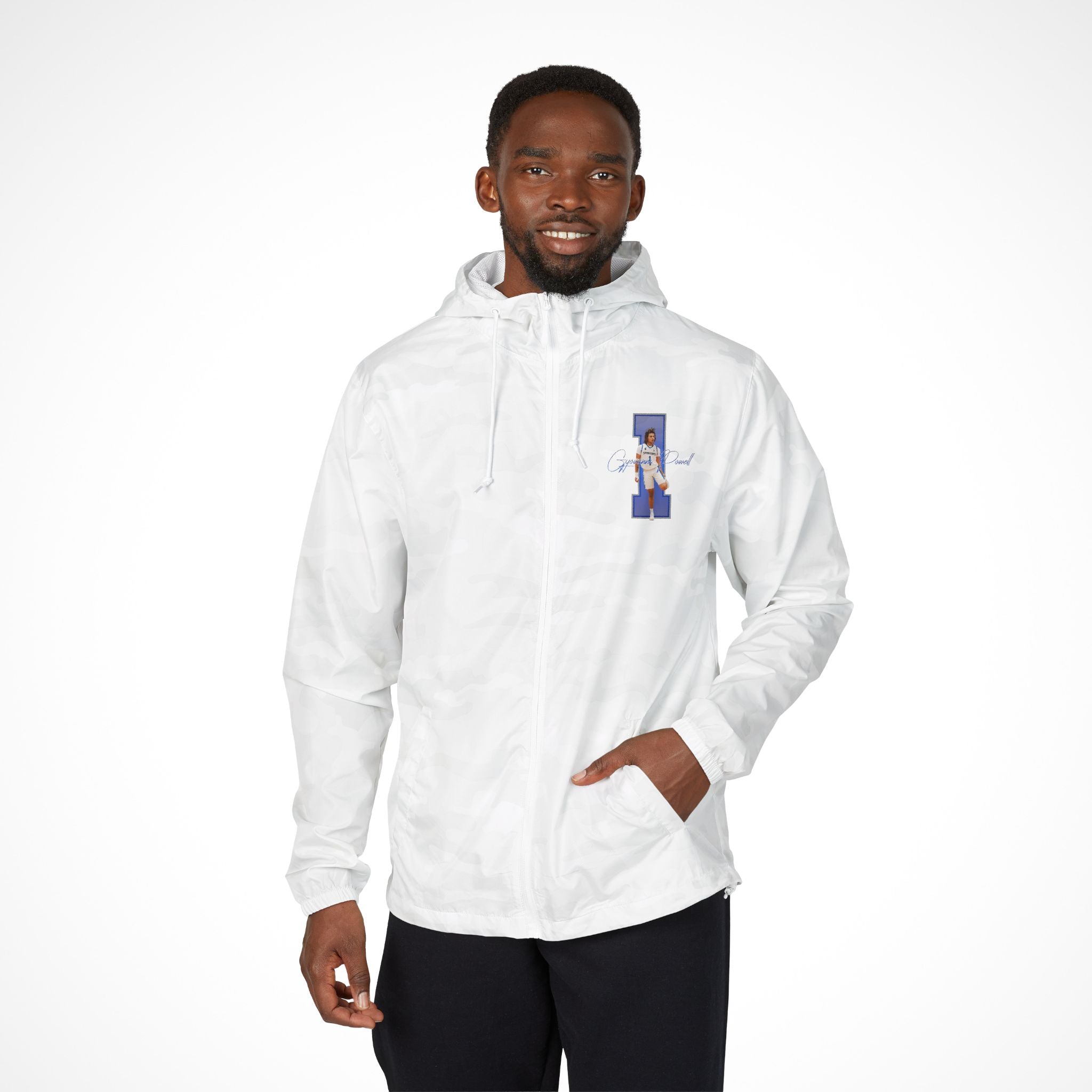 Gyovanni Powell Full-Zip Windbreaker