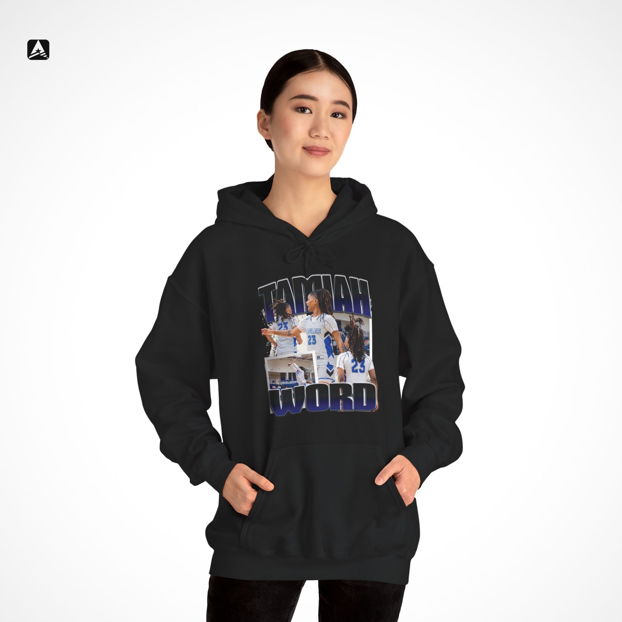 Tamiah Word Graphic Hoodie
