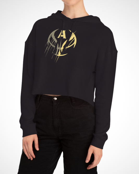 Warriors Cropped Hoodie