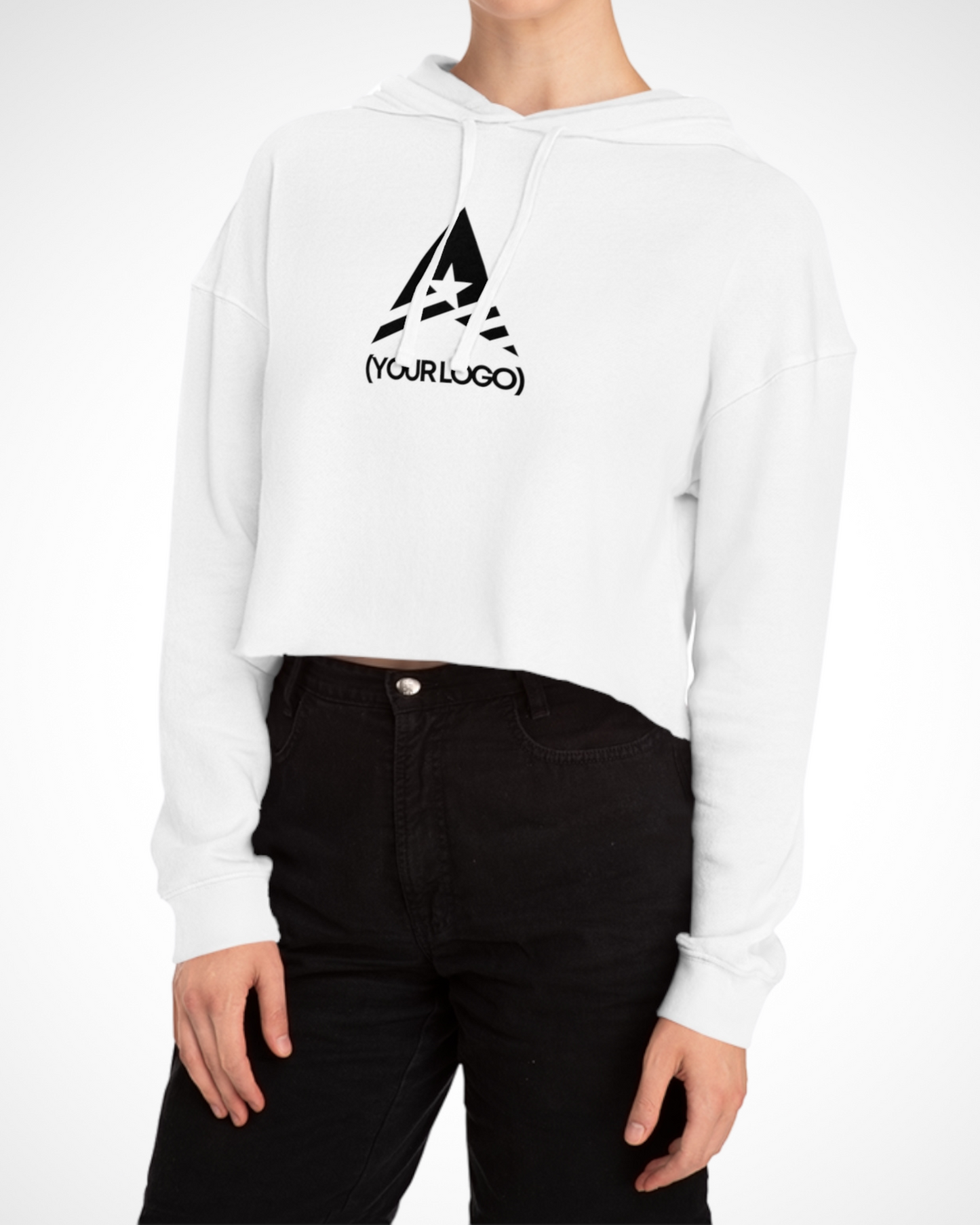 Women’s Cropped Hooded Logo Sweatshirt