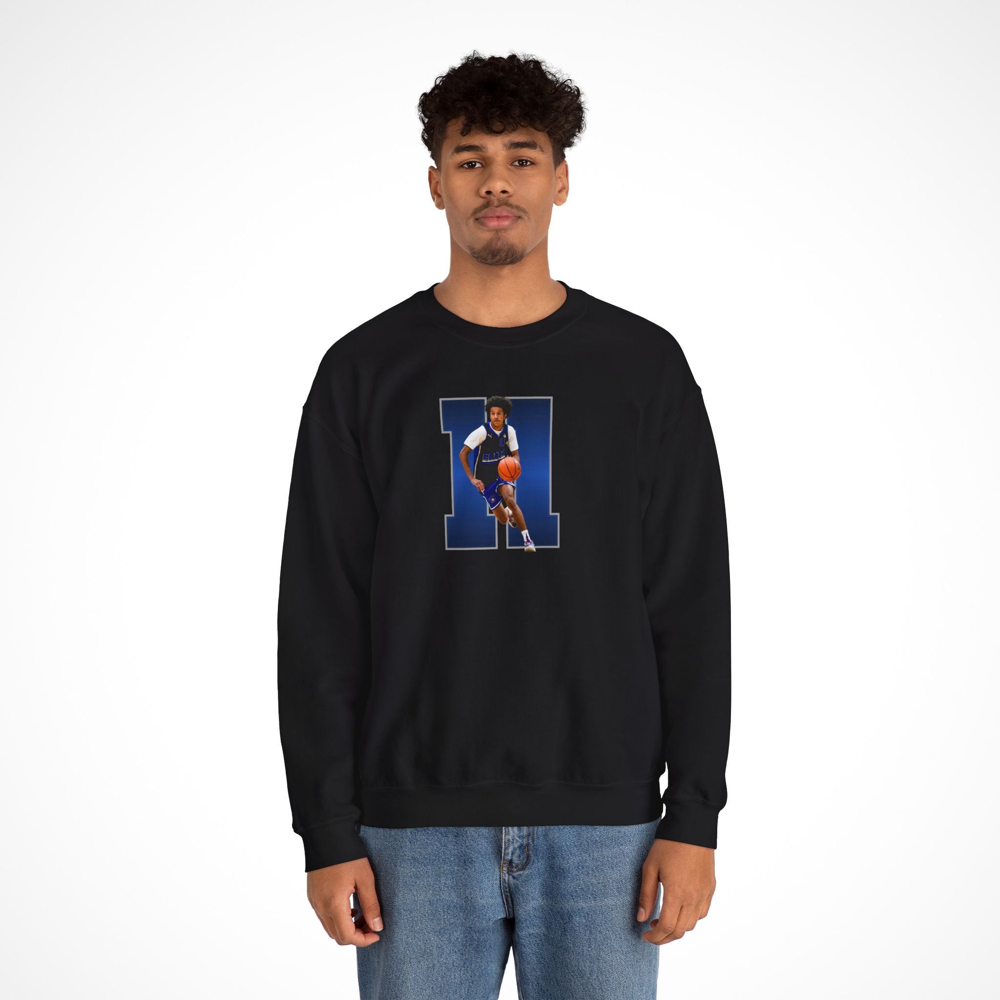 Bladen White Graphic Crewneck