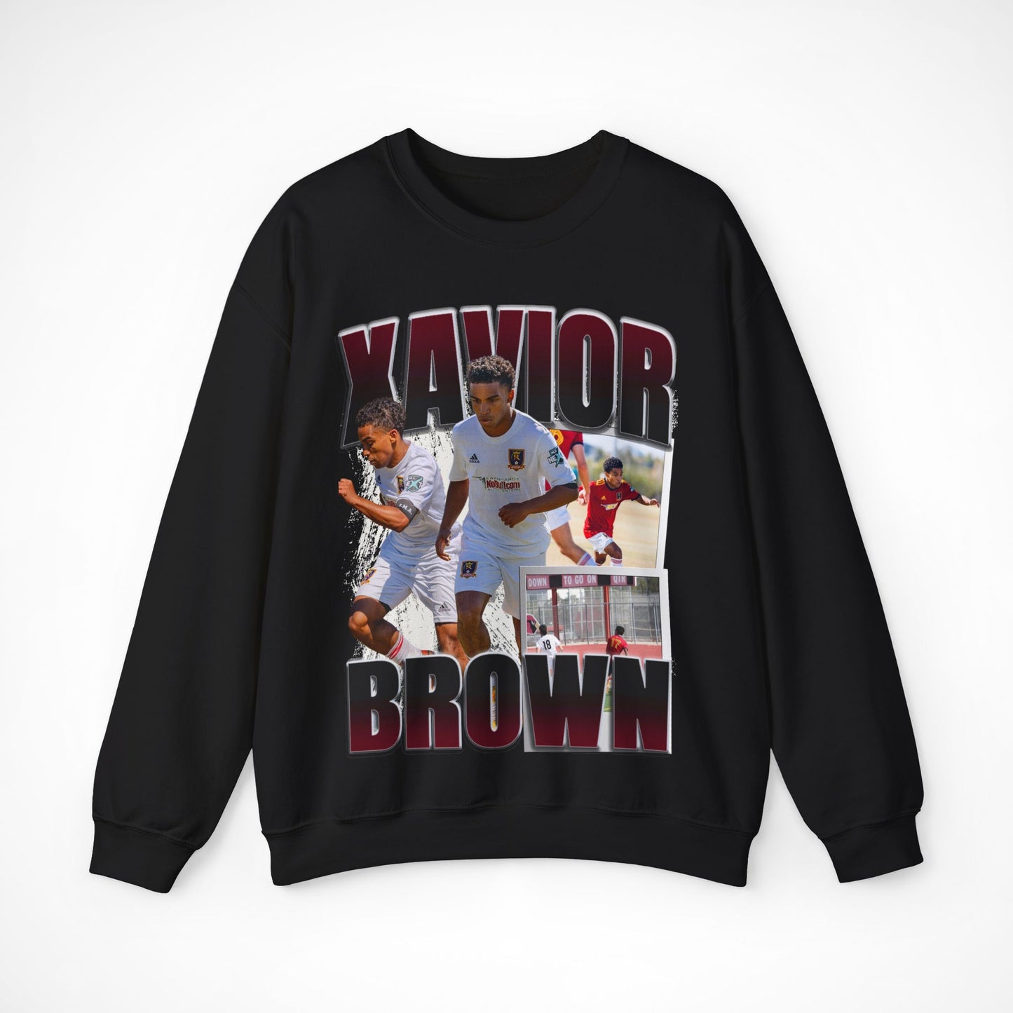 Xavior Brown Graphic Crewneck