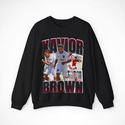 Xavior Brown Graphic Crewneck