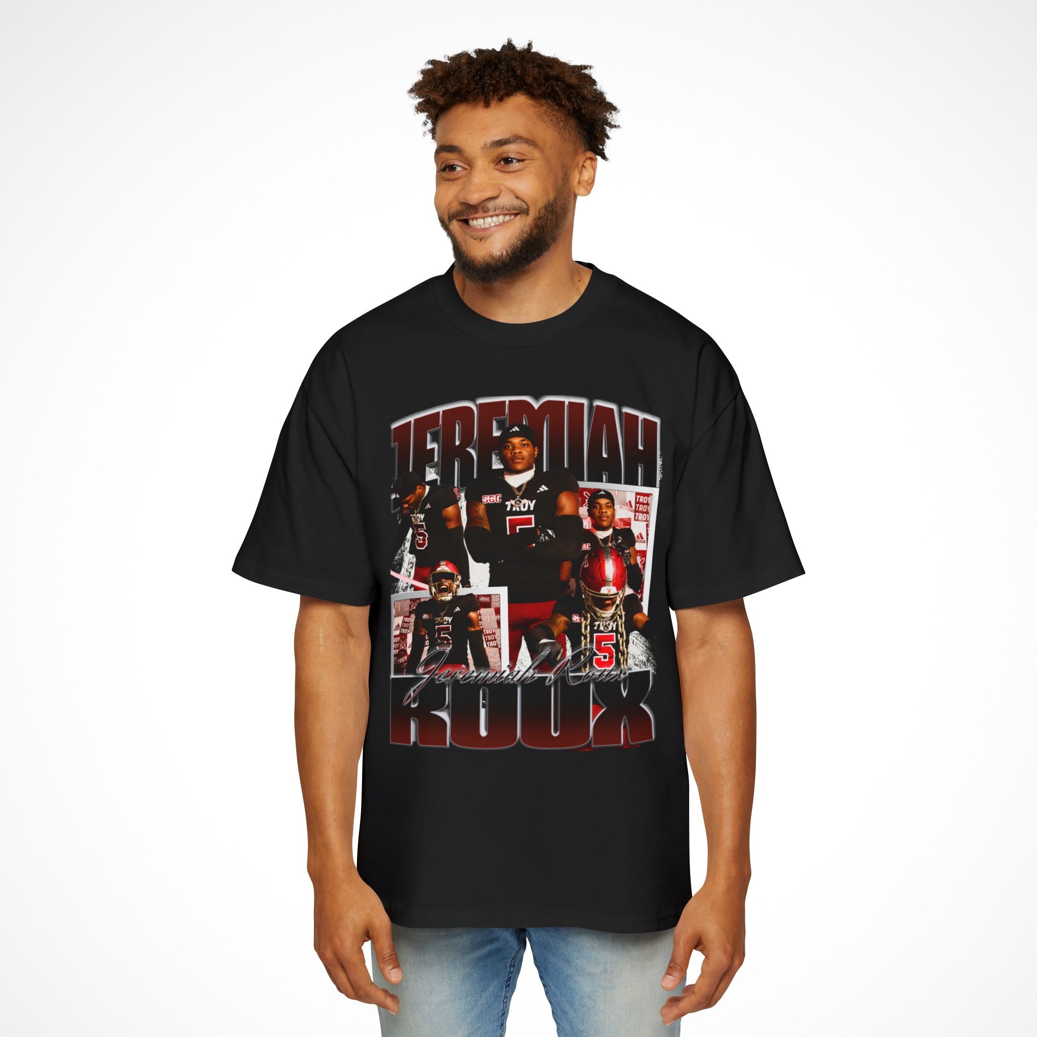 Jeremiah Roux Oversized Graphic Tee