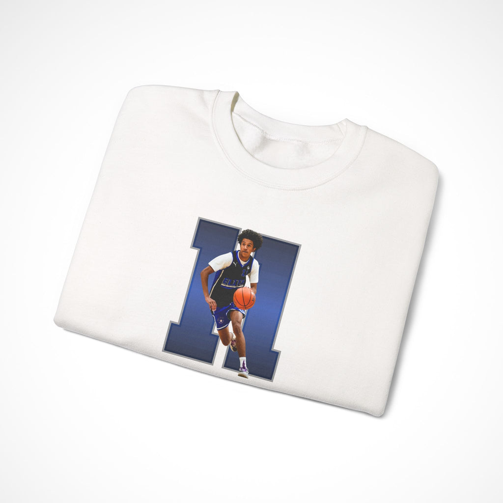 Bladen White Graphic Crewneck