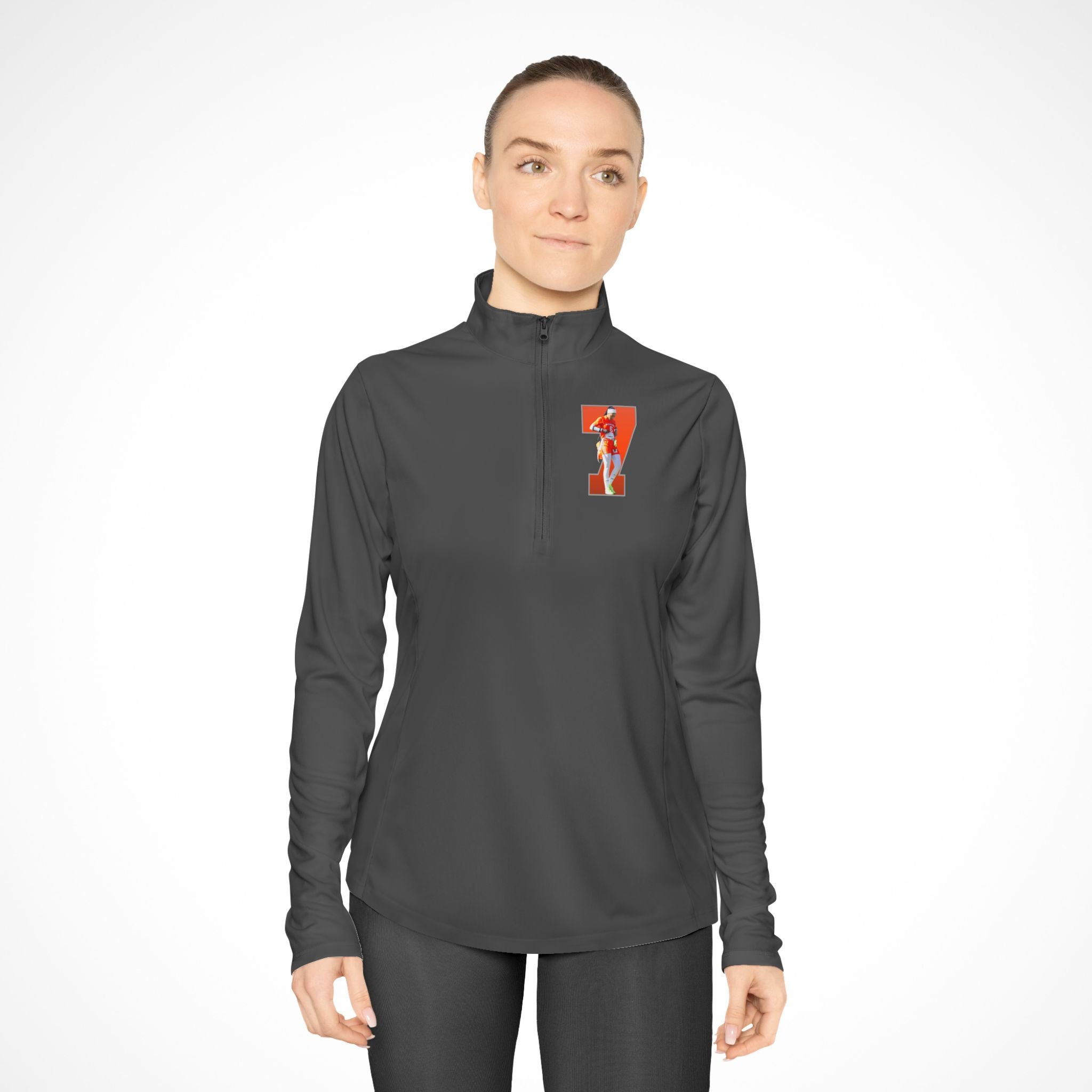 Haddiyah Bell Ladies Quarter-Zip
