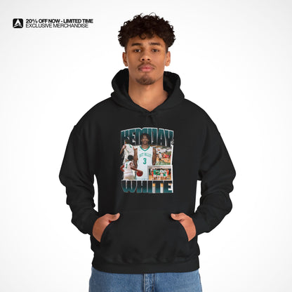 Kemijay White Graphic Hoodie