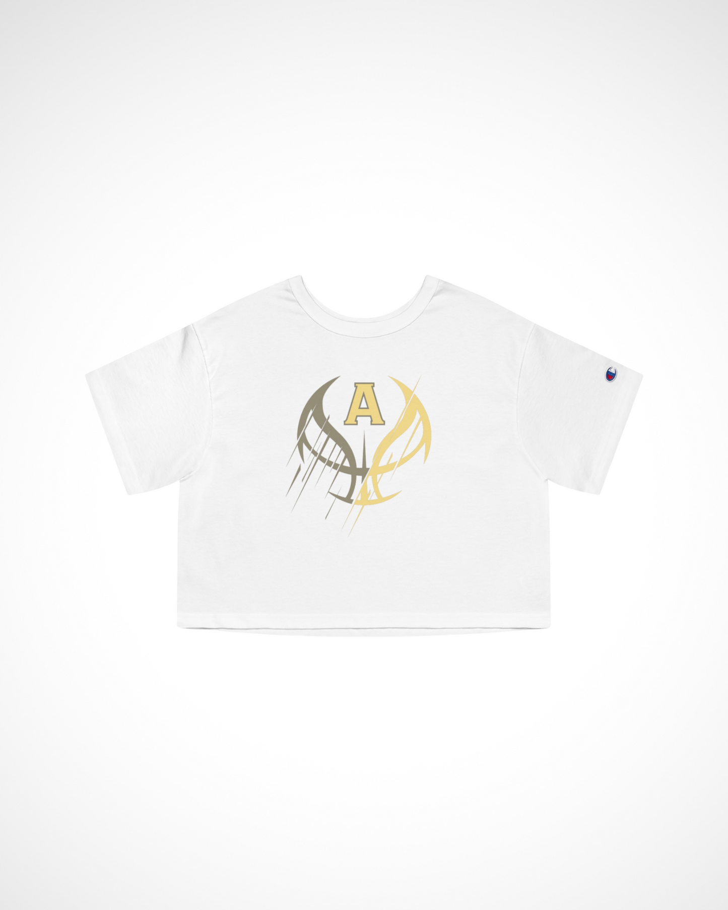 Warriors Cropped Logo Tee