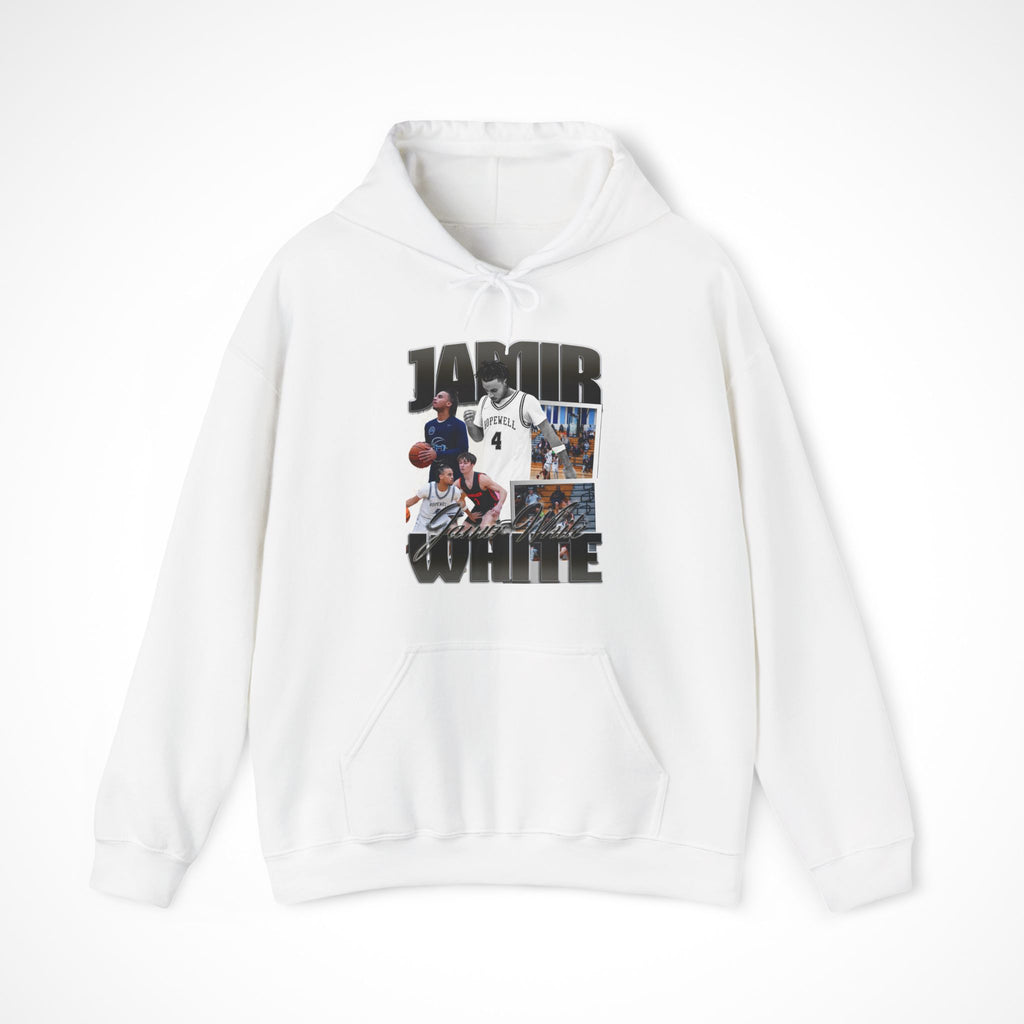 Jamir White Graphic Hoodie