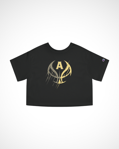 Warriors Cropped Logo Tee