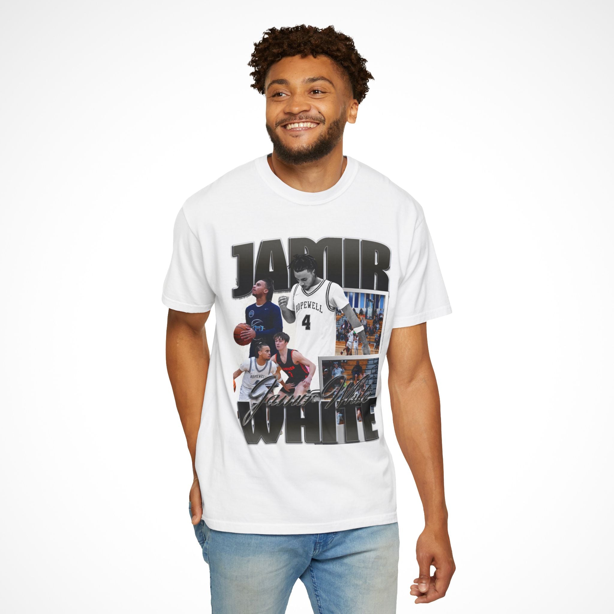 Jamir White Graphic Tee