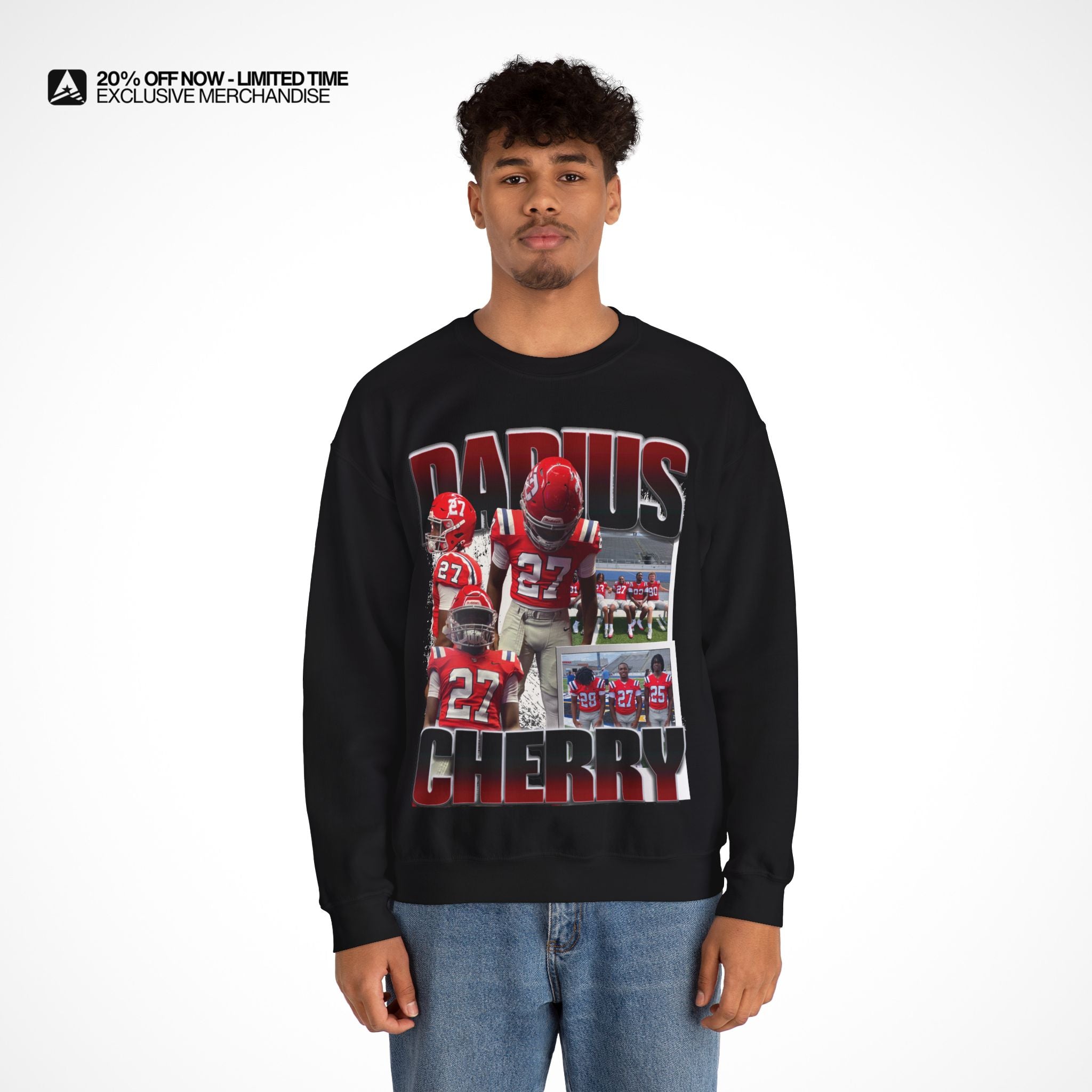 Darius Cherry Graphic Crewneck