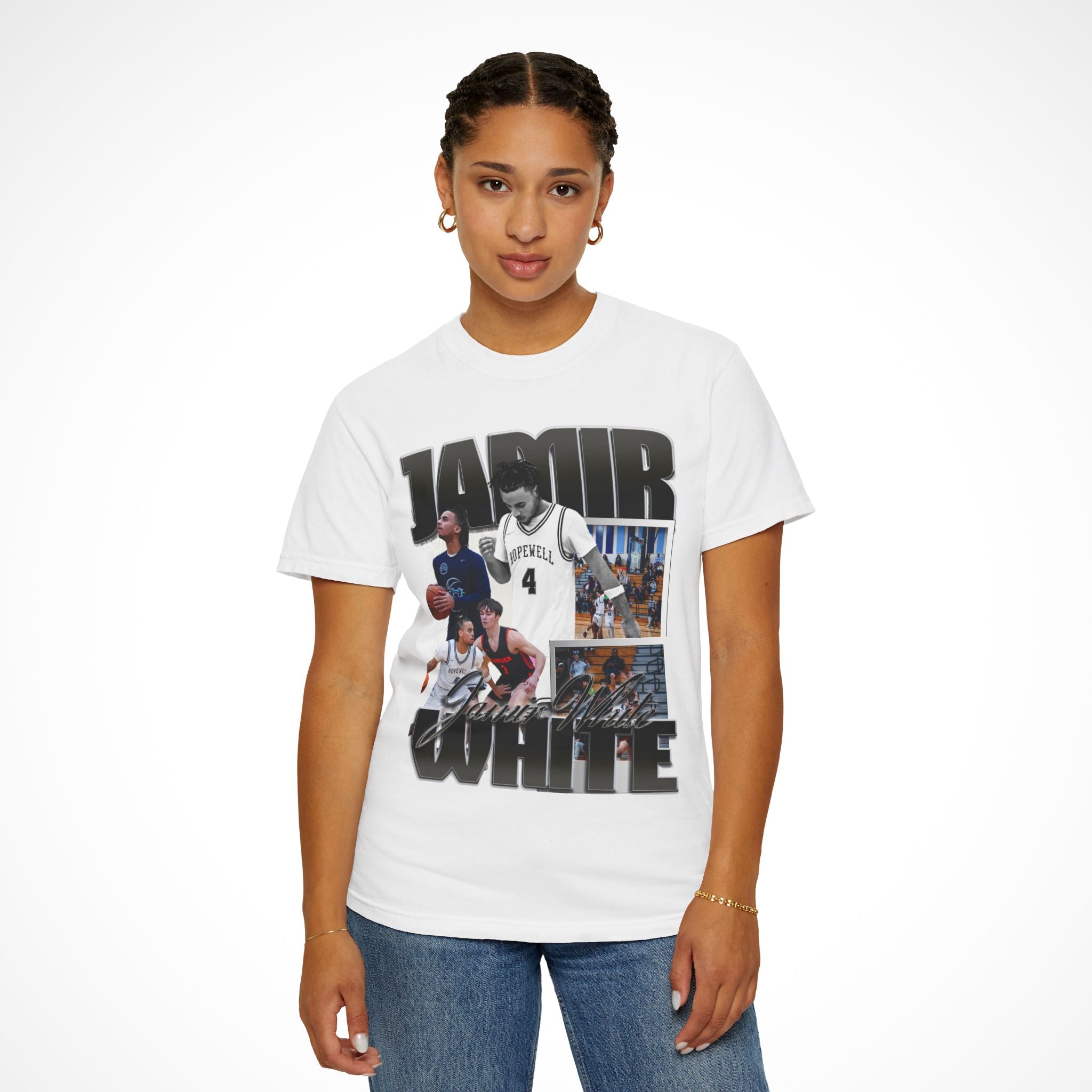 Jamir White Graphic Tee