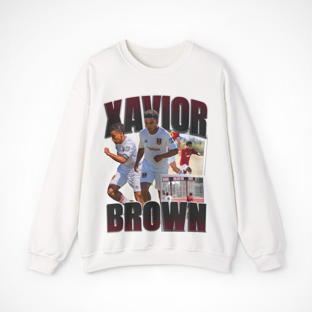Xavior Brown Graphic Crewneck