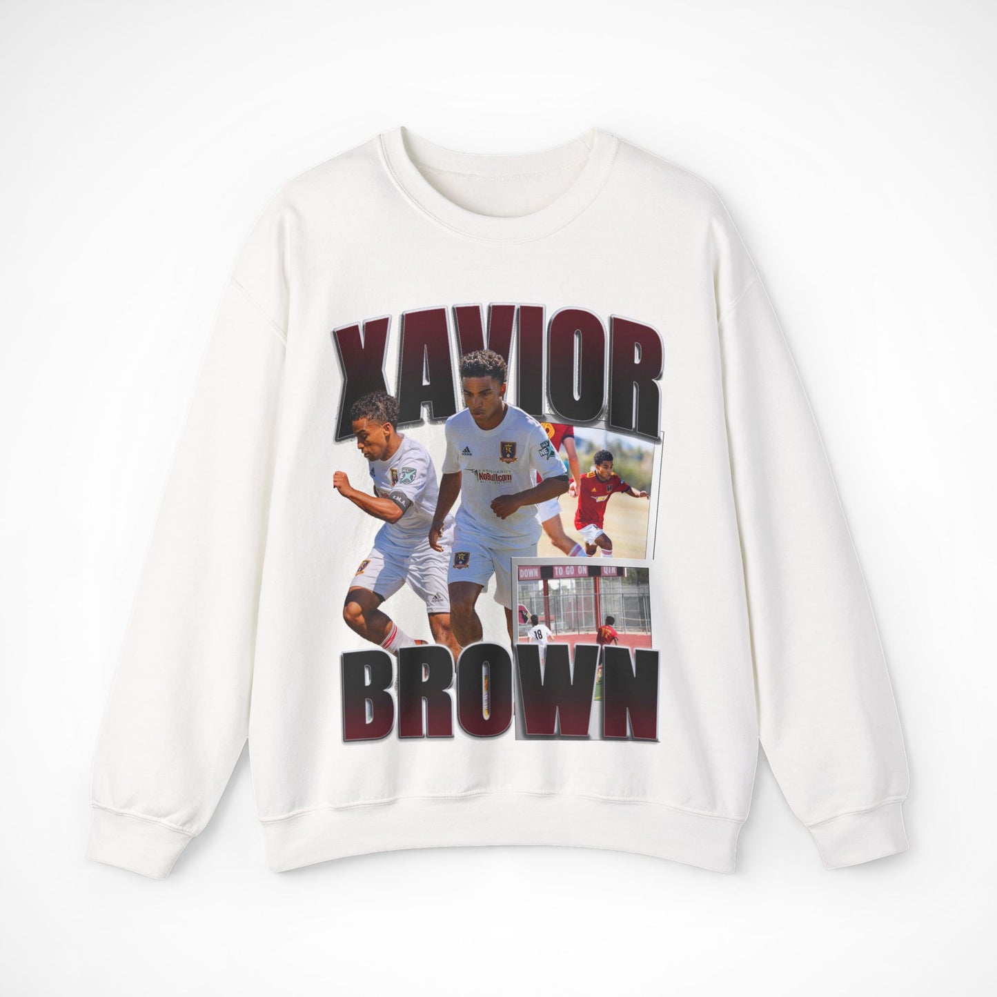 Xavior Brown Graphic Crewneck