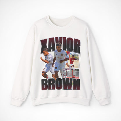 Xavior Brown Graphic Crewneck